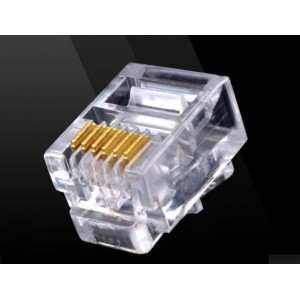 ART. 420609 - PLUG RJ11 6P/6C