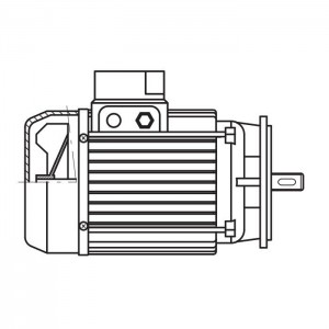 ART. 690651 - Motore elettrico trifase con freno da 1,5CV per MEC 200