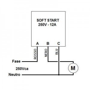 ART. 820006 - Soft Start 250V - 12A - 2000W