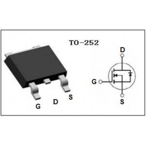 ART. 700303 - MOSFET al silicio 30V 90A in TO-252 mod. CS90N03A4