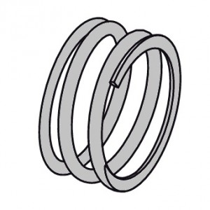 ART. 690677 - Molla a compressione D. 3,5x38,5x18 per MEC 200 Orizzontale e Verticale